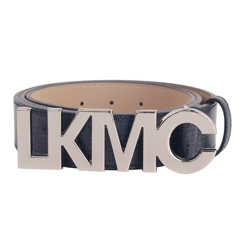 Buckle Logo Belt Black