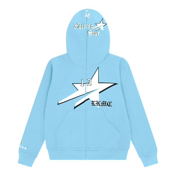 StarBoy Baby Blue Full Zip Hoodie