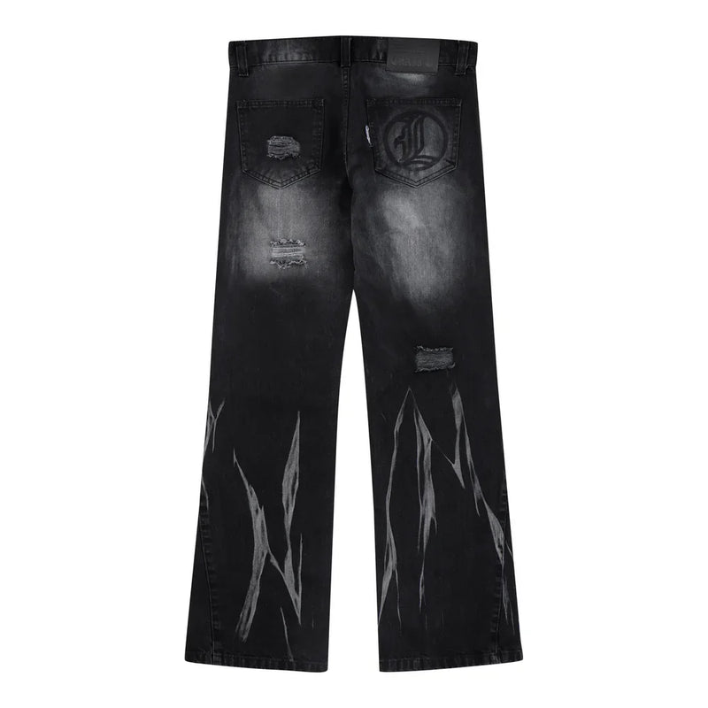 Flared Jeans Series - Black