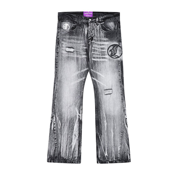 Flared Jeans Series - Gray