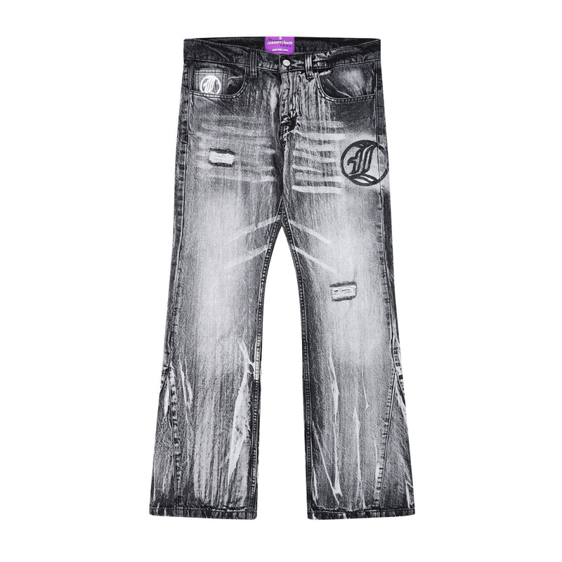 Flared Jeans Series - Gray